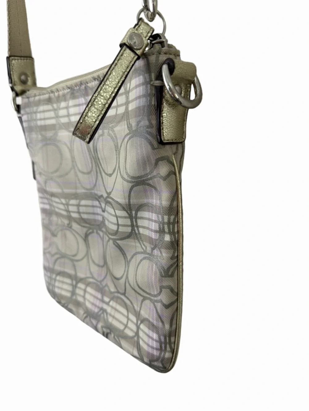 Coach Poppy Signature Tartan Plaid Crossbody Bag